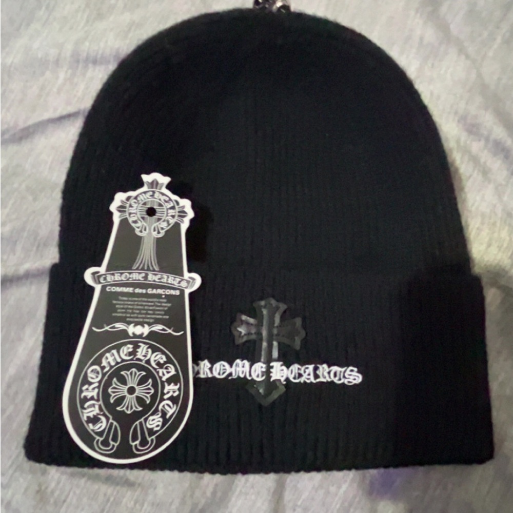 Chrome Hearts Black Beanie